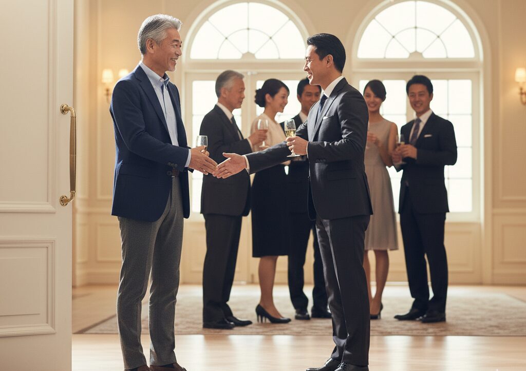 60代男性が同窓会の服装で自信を取り戻す