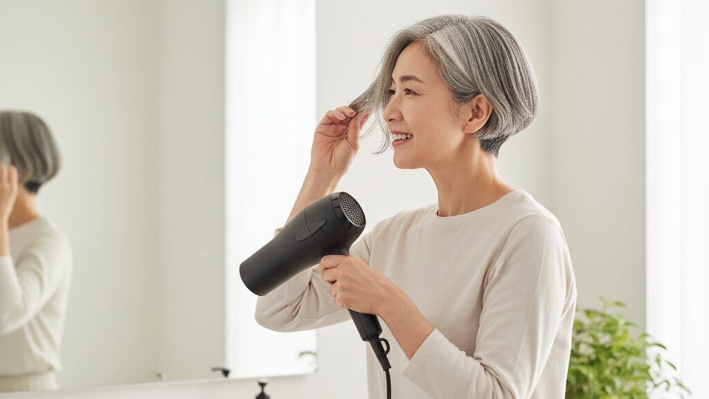 お手入れが楽なベリーショートの刈り上げ