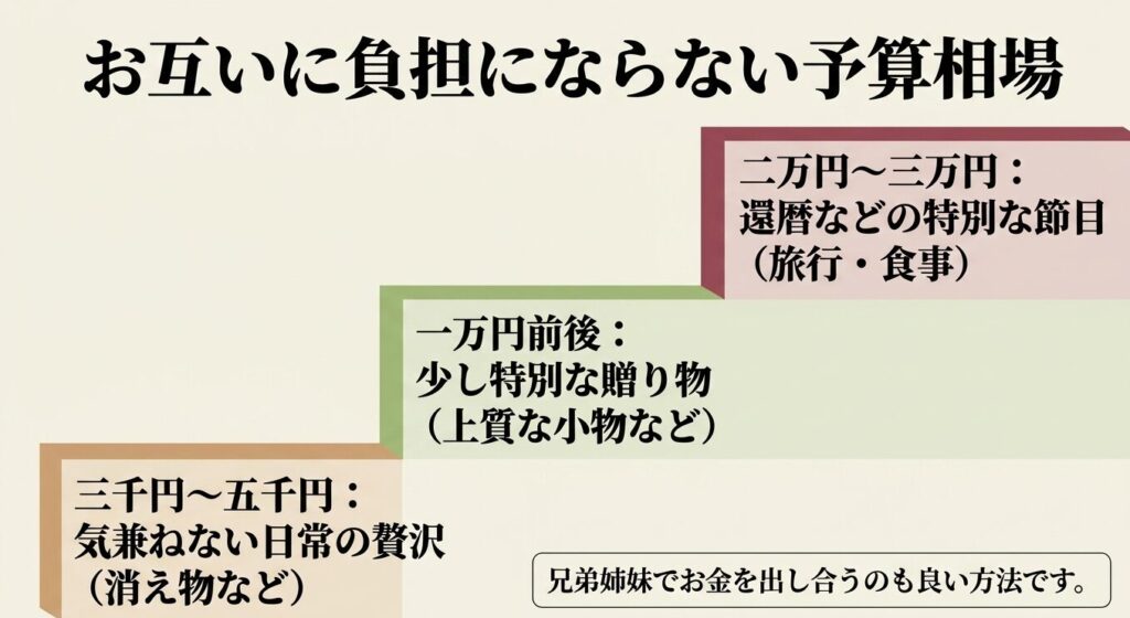 5000円以内で買える60代の母向け実用的プチ贅沢ギフト